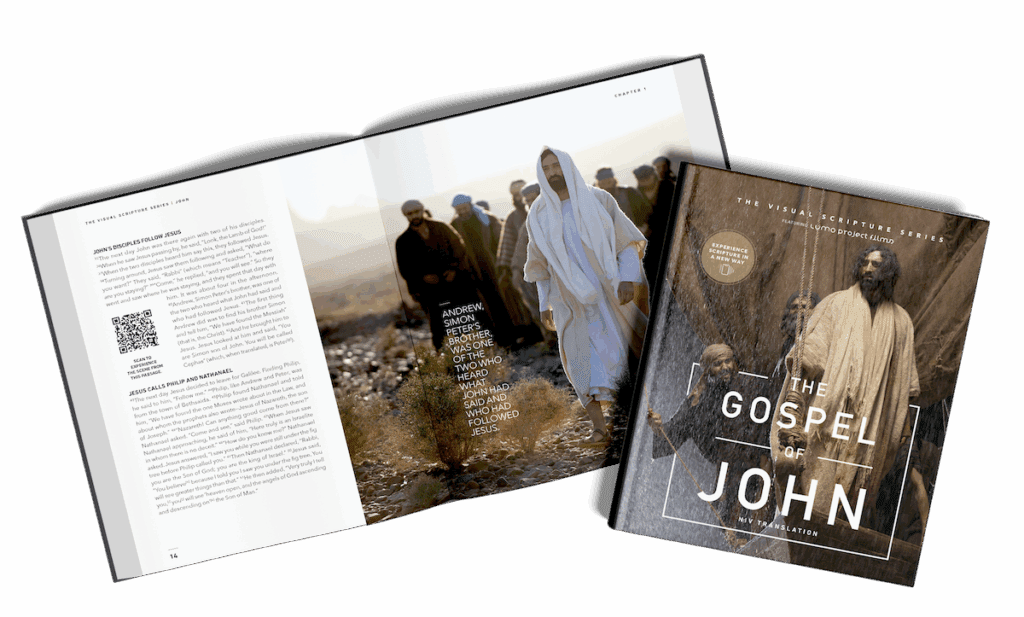 Open book showing text and images